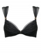 AW13 Cascade Scrunch Pushup Bra (Black)